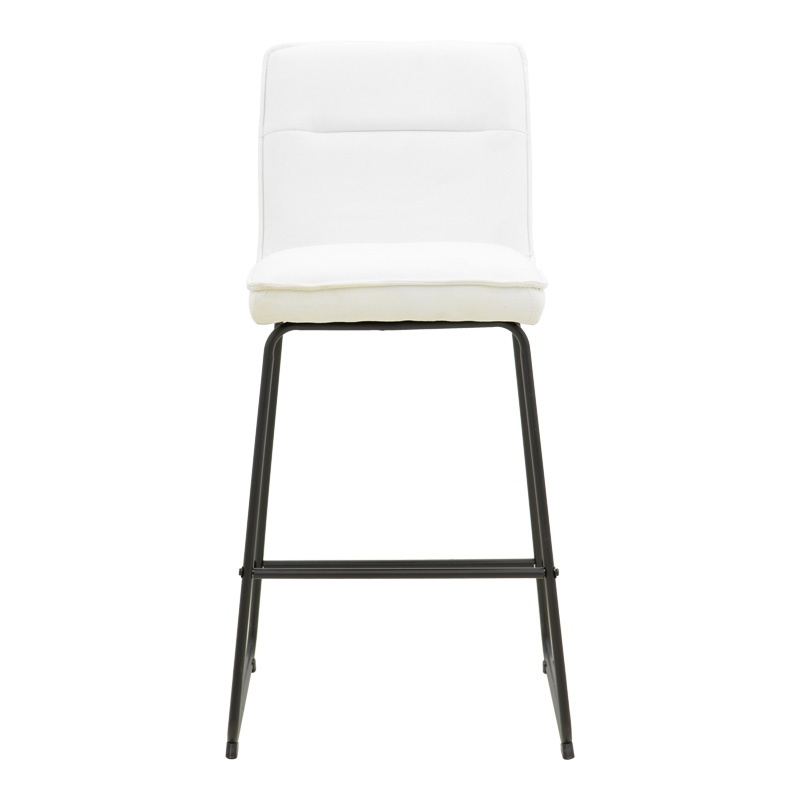 Scaun de bar Essential Alb 53x64.5x107 cm - 3 | YEO