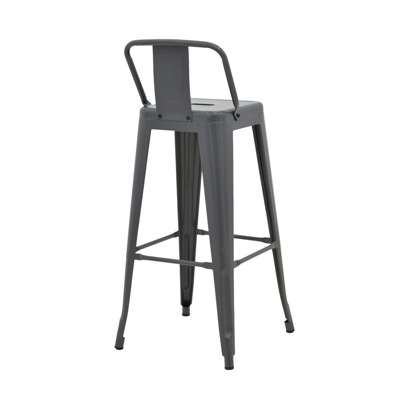 Scaun de bar Utopia Gri 42x42x86 cm - 2 | YEO