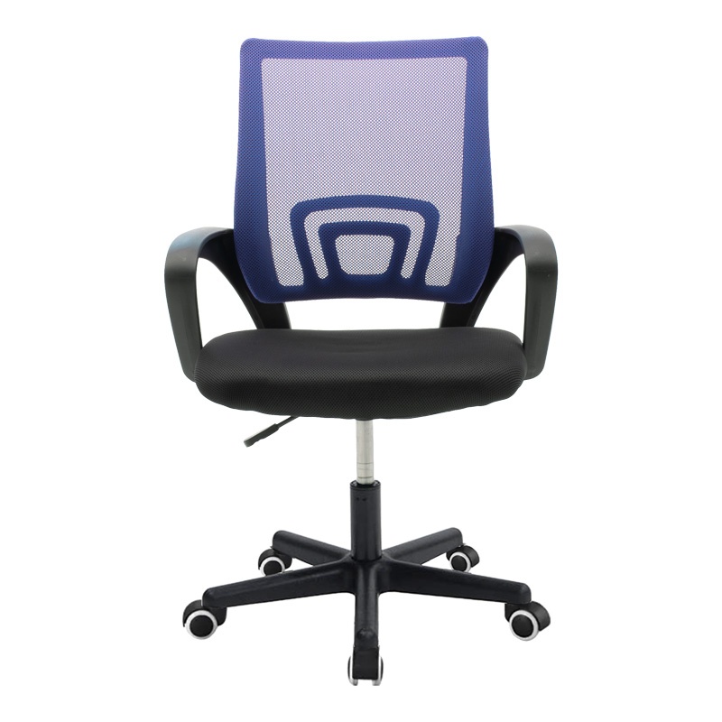 Scaun de birou Berto 2, Pako World, Albastru-Negru, 60x48x85-95 cm - 3 | YEO
