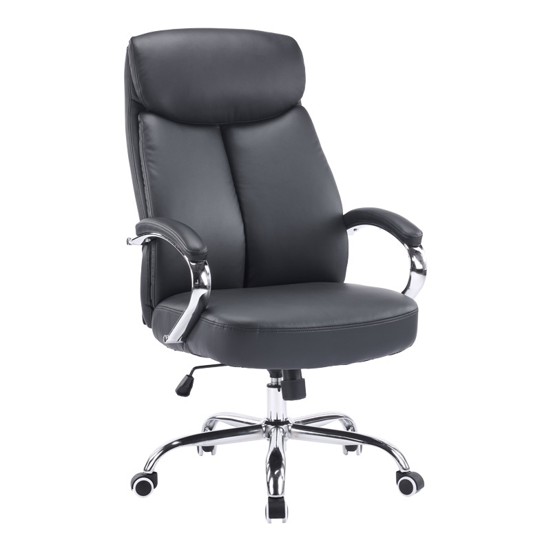 Scaun de birou directorial Venza Negru 70x65x117-124 cm