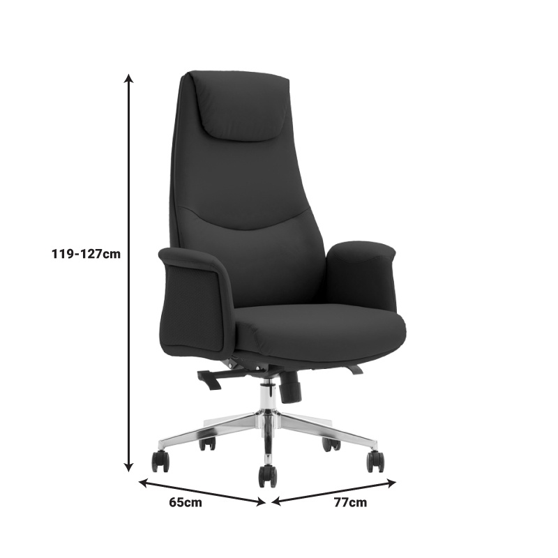 Scaun de birou Rekter, Pako World, Bej, 77x65x119-127 cm