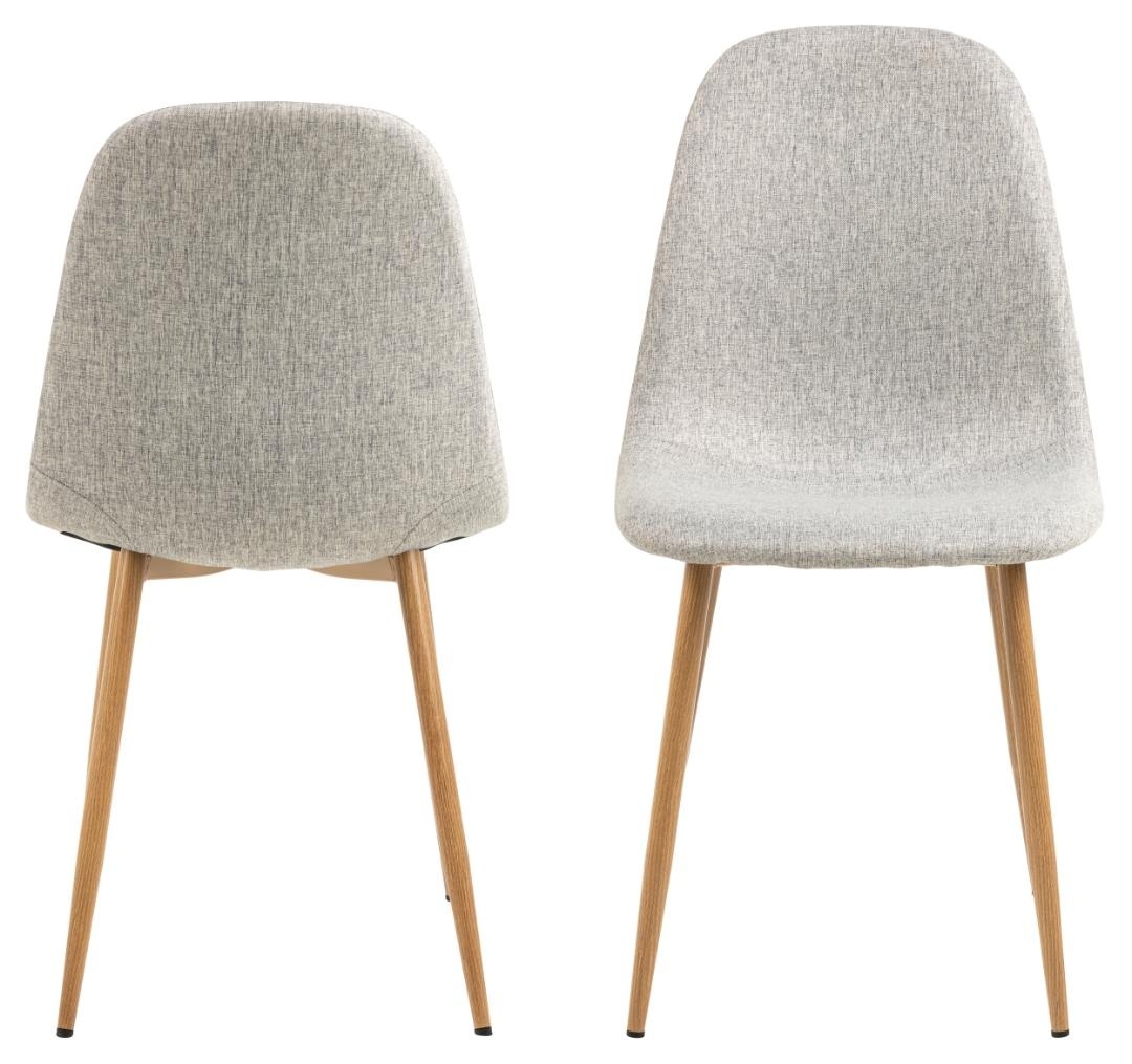 Scaun dining Celia, Gri, 86x44x54 cm - Imagine 4