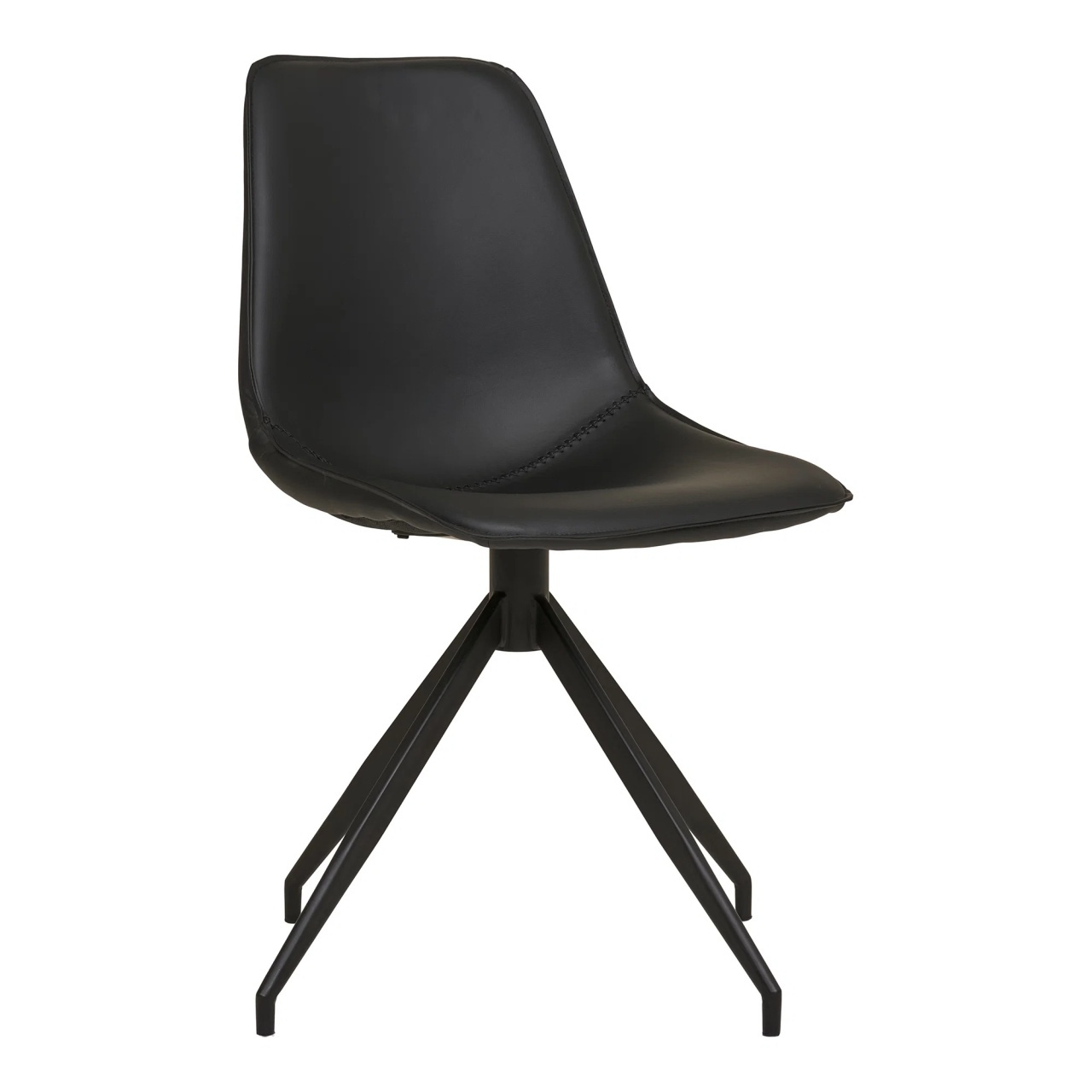 Scaun dining Monaco, Negru, 56x48x86 cm - Imagine 5