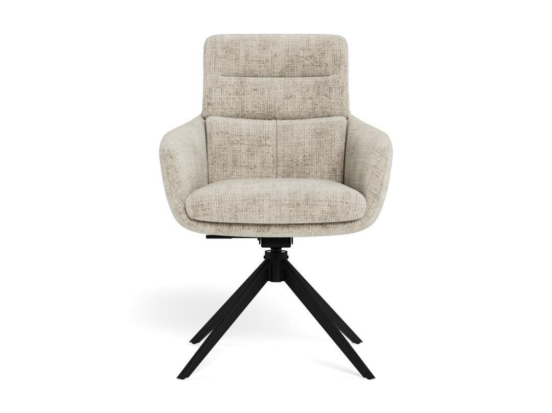 Scaun dining Roger, Bej, 90x62x67 cm - Imagine 3