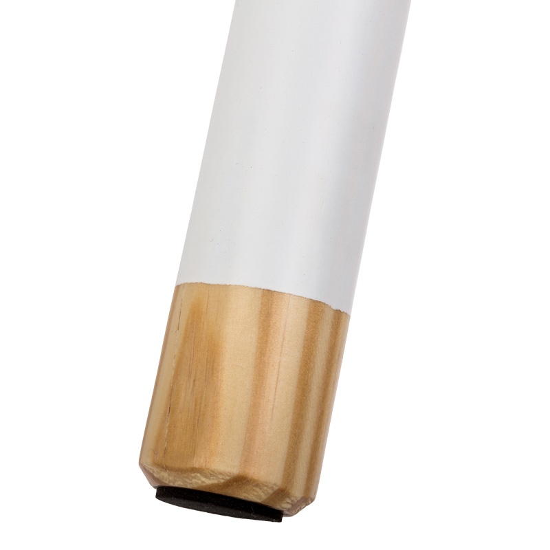 Scaun pentru copii Kevou, Pako World, Lemn de pin, Alb-Natural, 24x24x25 cm