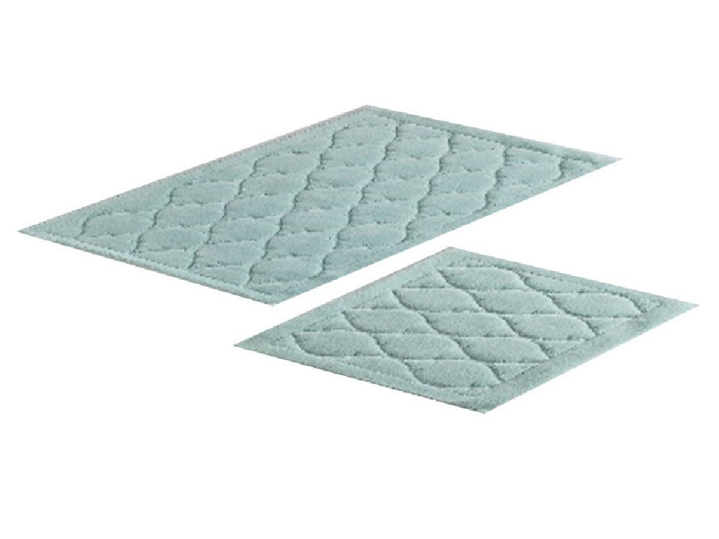 Set 2 Covorase de Baie Dante Mint (Bumbac 100%)