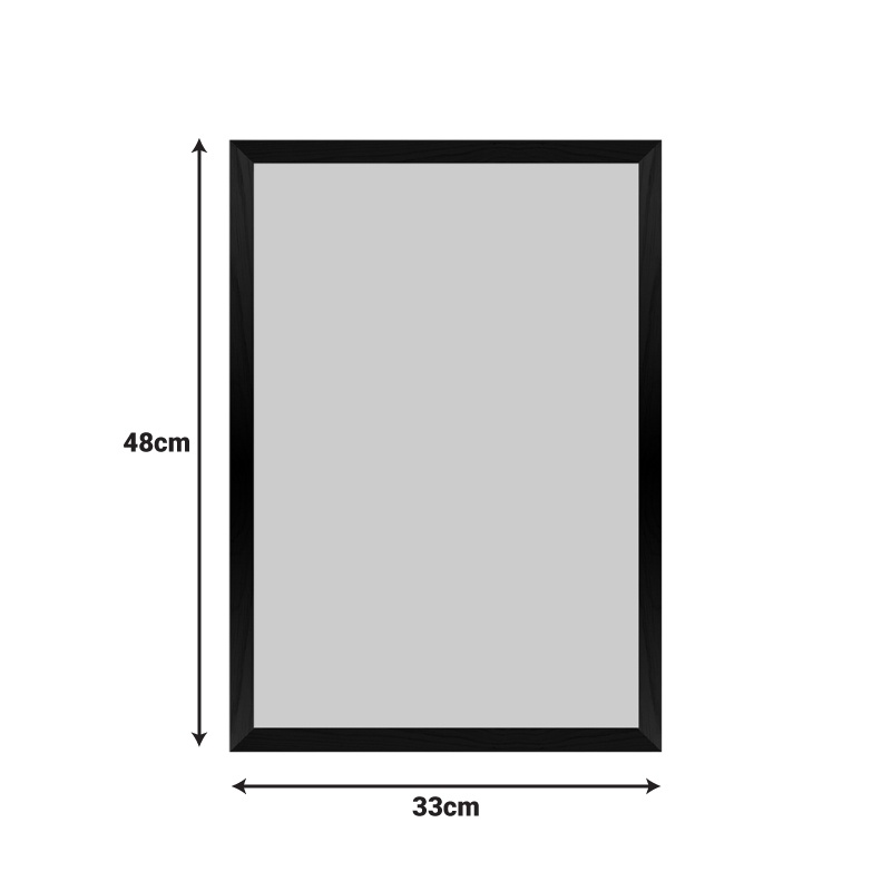 Set 3 tablouri Sanxia Negru 33x1.5x48 cm