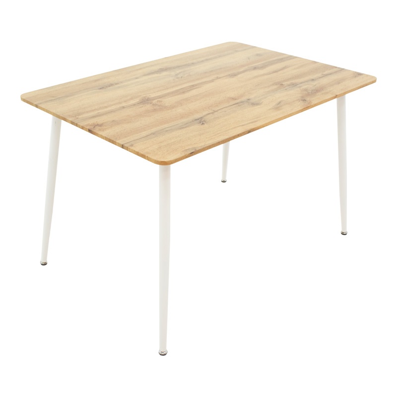 Set dining Cuba-Parker, Pako World, 5 piese, Sonoma-Alb, 120x80x75 cm
