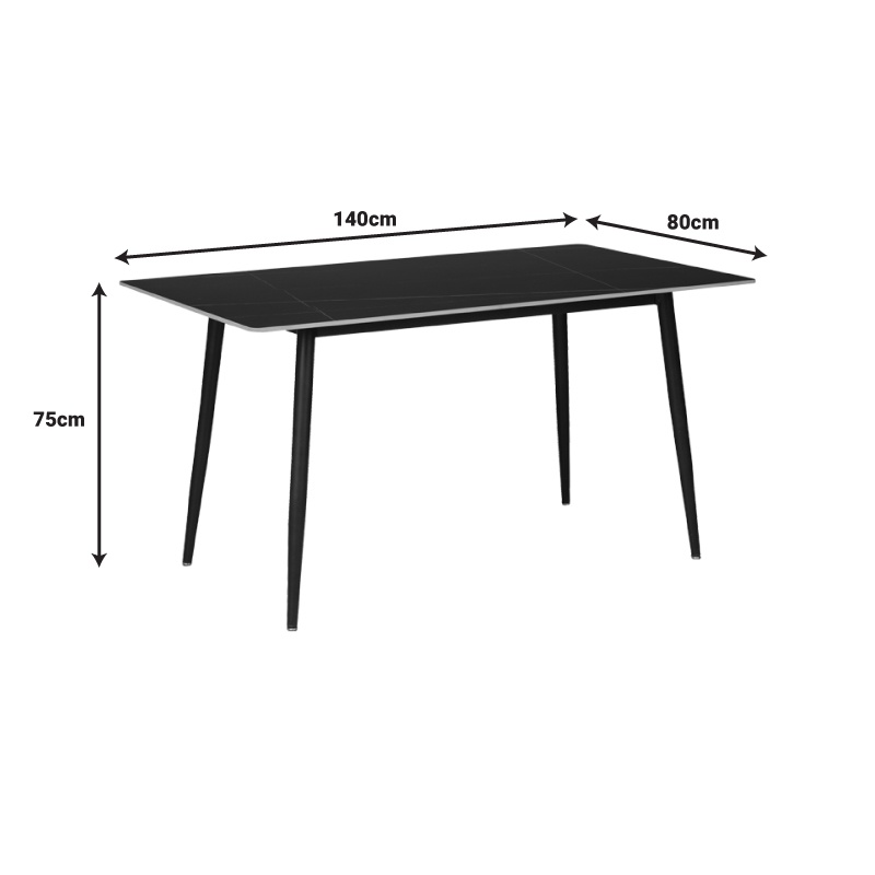 Set masa si scaune 5 buc Bella Pako World Gri deschis 140x80x75 cm