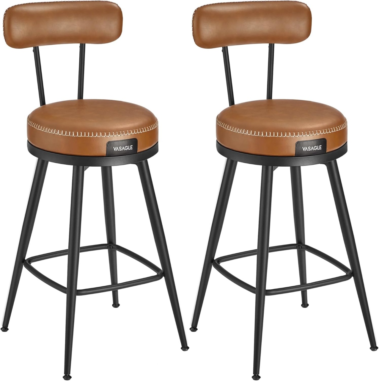 Set scaune de bar Caramel Vasagle 54x54x90.5 cm - 3 | YEO