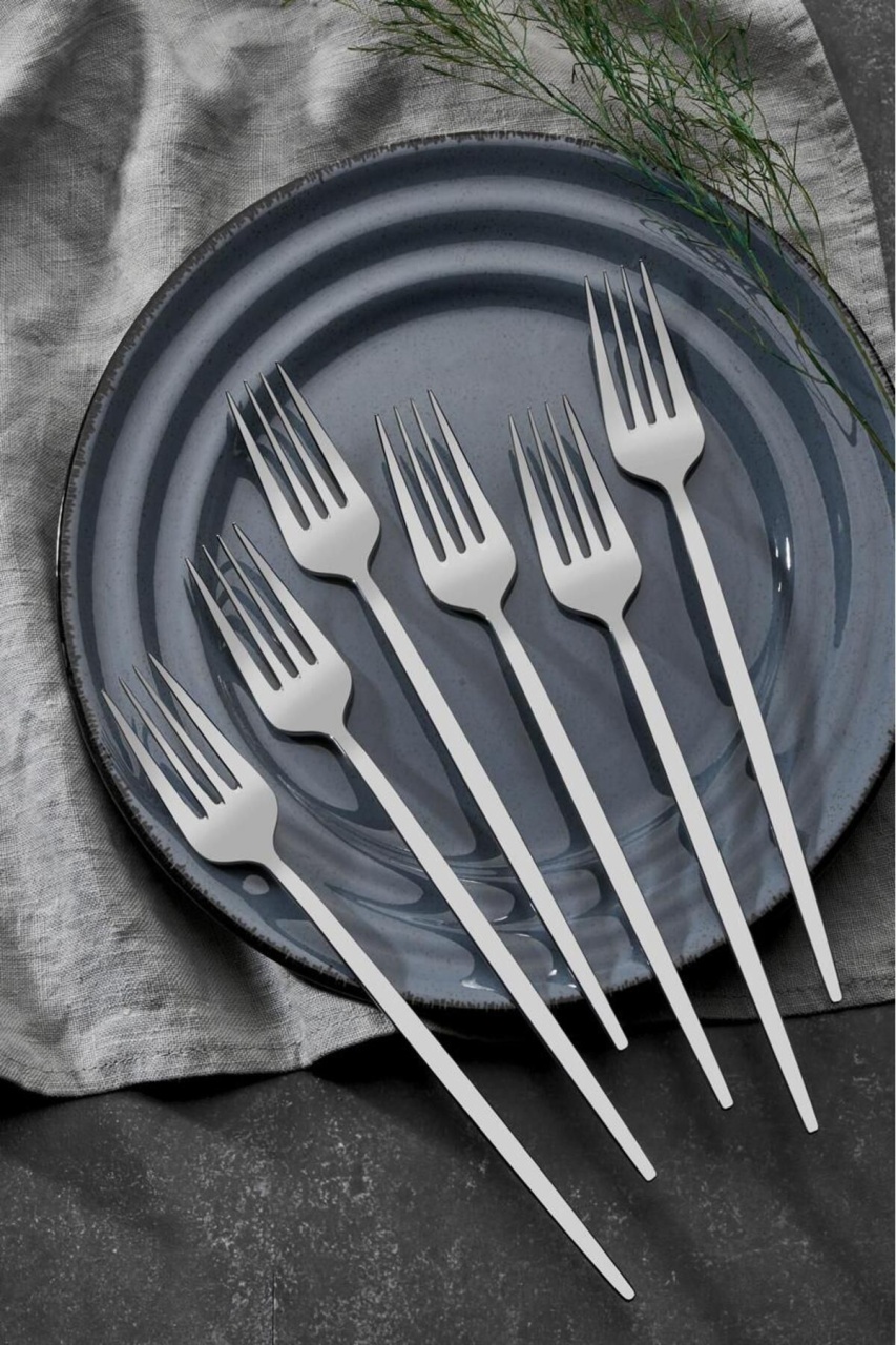 Set tacamuri 24 bucati Mokka24 Crom 21.8x1.8 cm - 2 | YEO