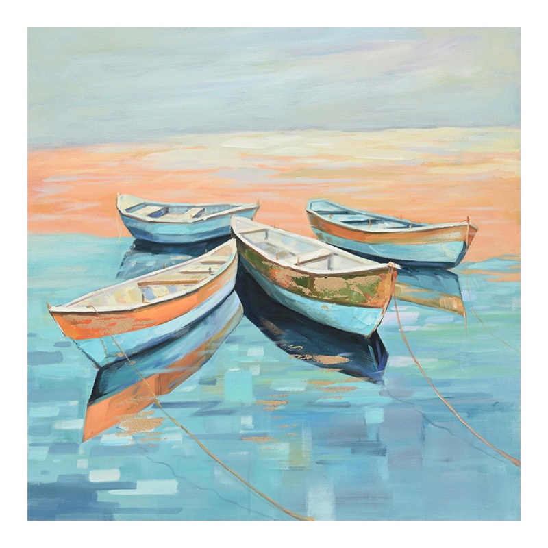 Tablou canvas Boatty Inart, Pako World, 100x3x100 cm