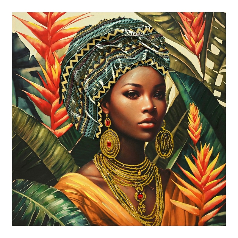 Tablou canvas Gangalo Inart, Pako World, 100x3x100 cm