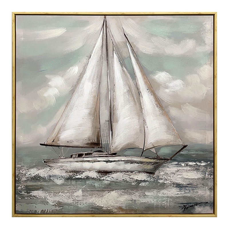 Tablou canvas Siedo I Pako World, cu rama, 70x3.5x70 cm