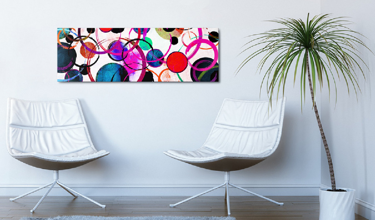 Tablou - Colourful Circle 150x50 cm - 1 | YEO