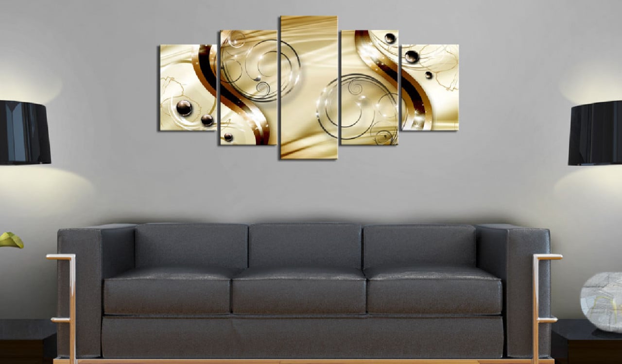 Tablou - Gold nymph 200x100 cm - 1 | YEO