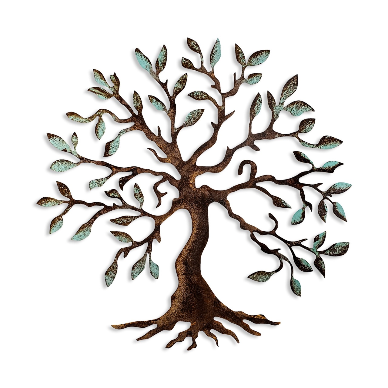 Tablou metalic Tree Multicolor 60x60x1.5mm