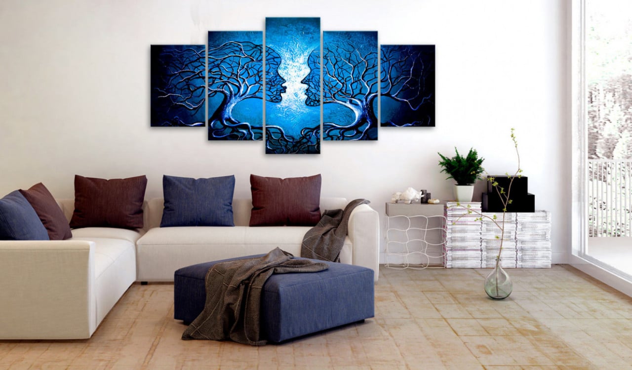 Tablou - Sapphire Kiss 200x100 cm - 1 | YEO