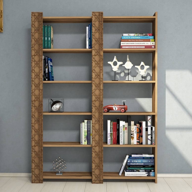 Biblioteca City 2 - Walnut, Walnut - 1 | YEO