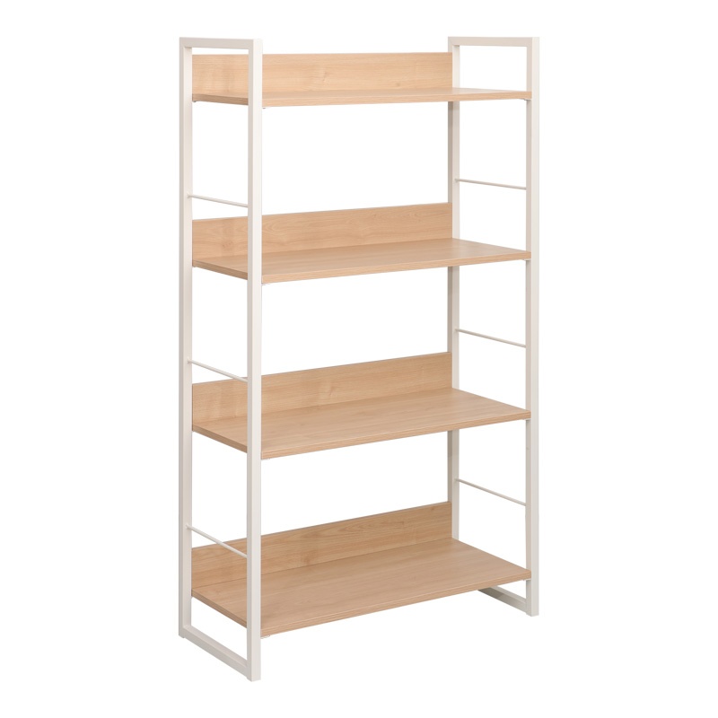 Biblioteca Dorfie Alb 70x30x124.5 cm