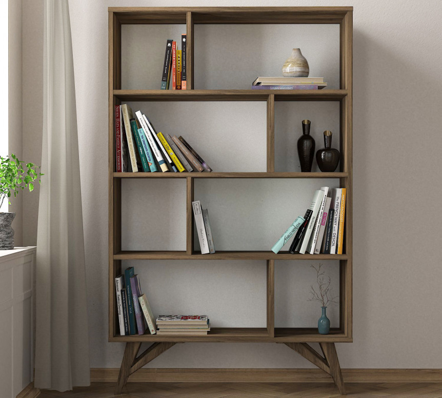 Biblioteca Flamingo - Walnut