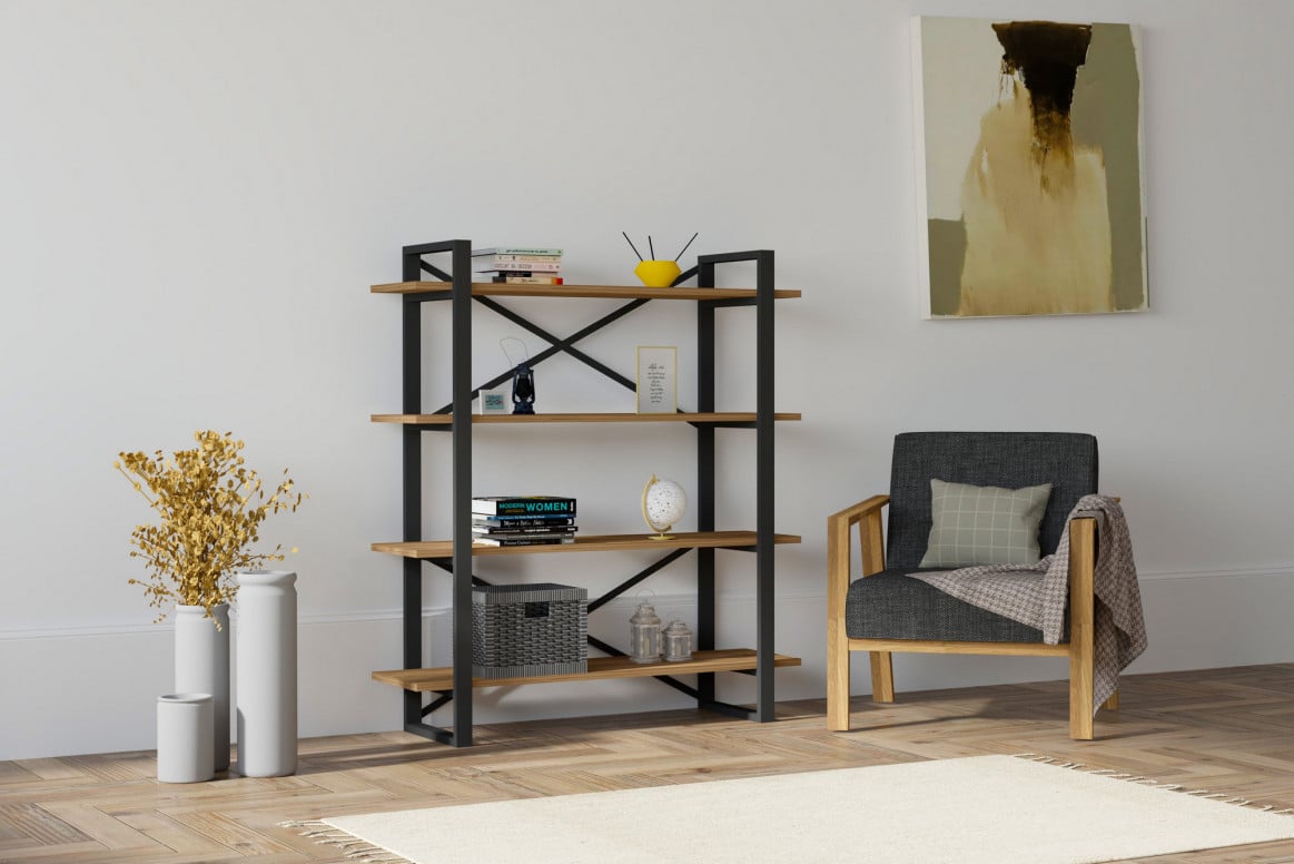 Biblioteca Makro - Walnut