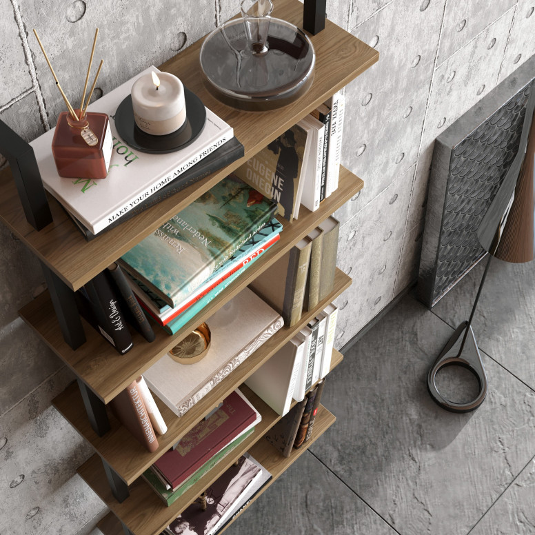 Biblioteca Piante Walnut-Negru - 2 | YEO