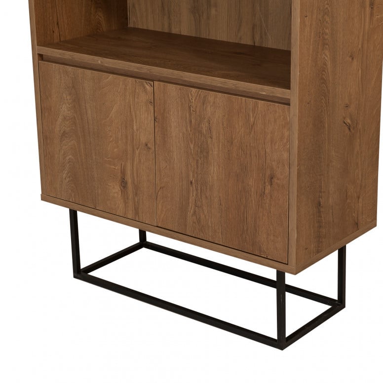 Biblioteca Rea Walnut-Negru - 5 | YEO