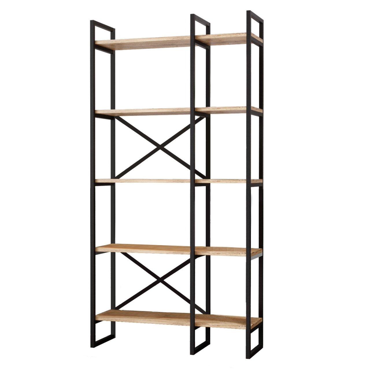 Bibliotecă Vg4 natural 87.5x175x30 cm - 3 | YEO