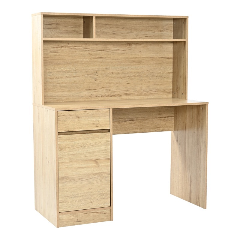 Birou cu raft Secreta Pako World Nuc 110x50x135 cm