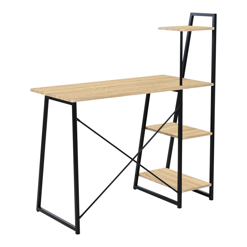 Birou cu rafturi Deckstor, Pako World, Stejar, 102x50x117 cm - 2 | YEO