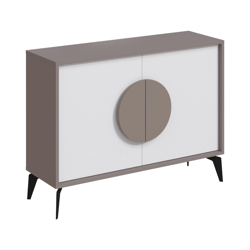 Bufet Clara, Pako World, Alb, 142x35x82 cm