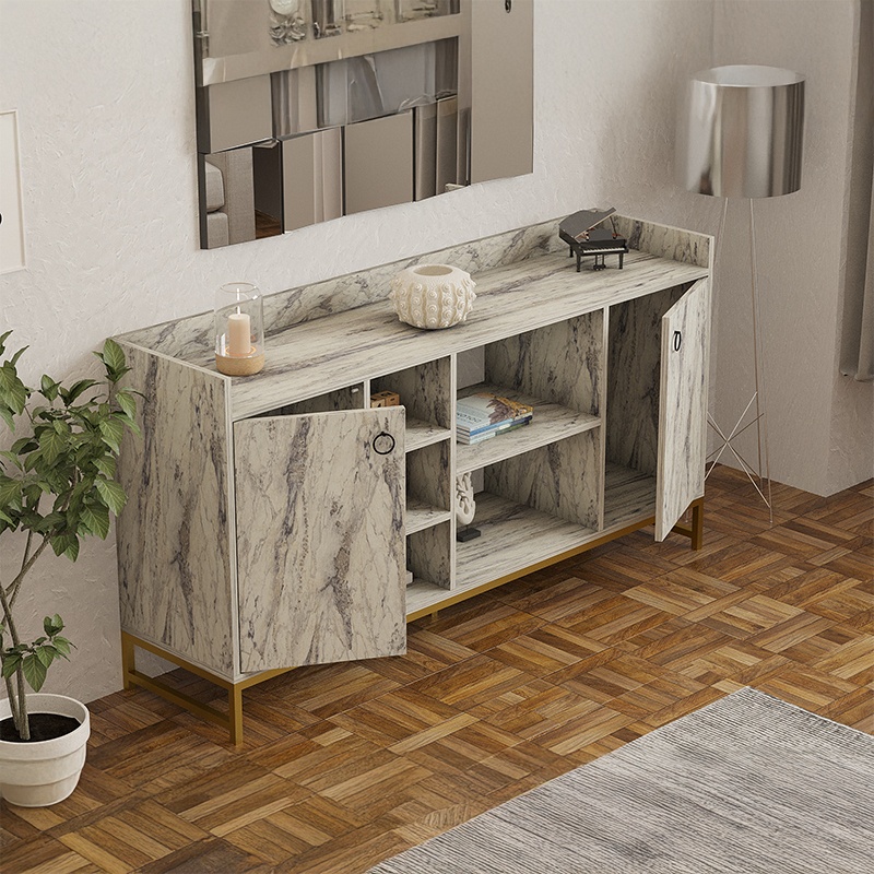 Bufet Delta, Pako World, Aspect Marmura, 160x40x85 cm - 2 | YEO