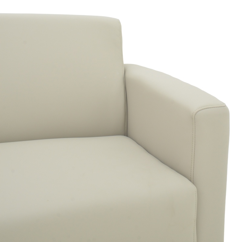Canapea 2 locuri Sirica I, Pako World, Bej, 135x82x81 cm - 3 | YEO