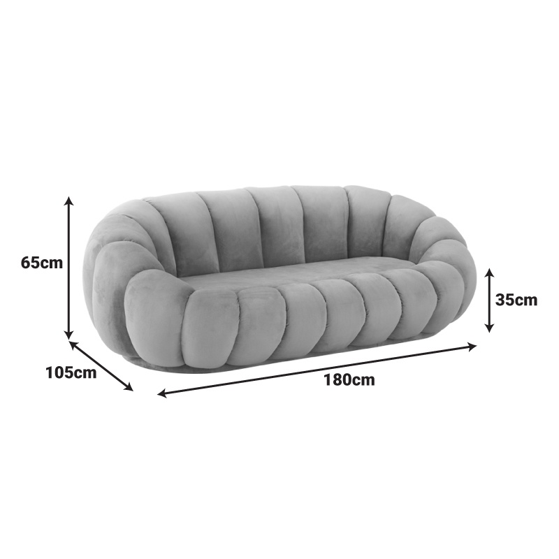 Canapea Embrace Camel 180x105x65 cm