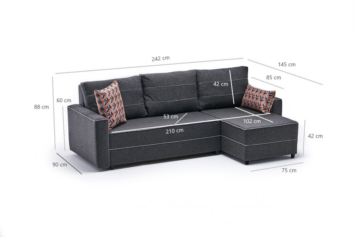 Coltar Extensibil Ece Right Antracit
