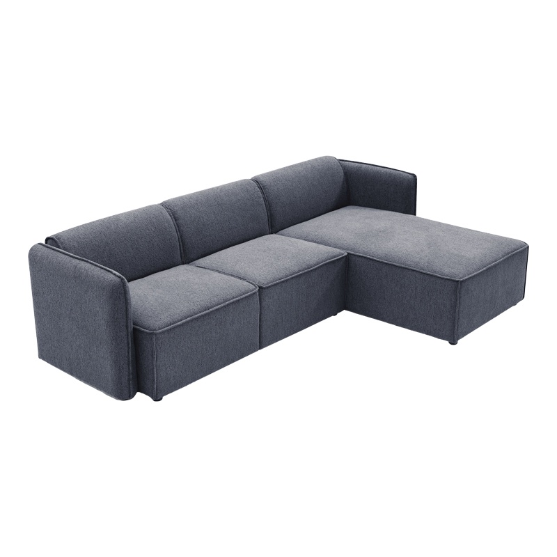 Coltar reversibil Soofa, Pako World, Textil, Gri, 270x163x74 cm - 2 | YEO