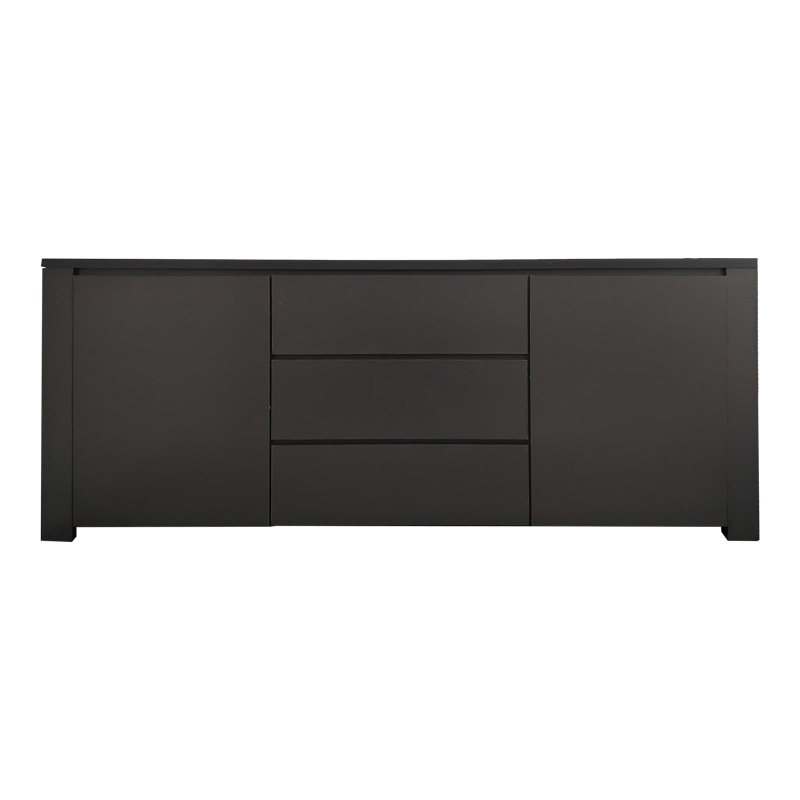Comoda Kalya Gri inchis 220x49x89.5 cm - 3 | YEO