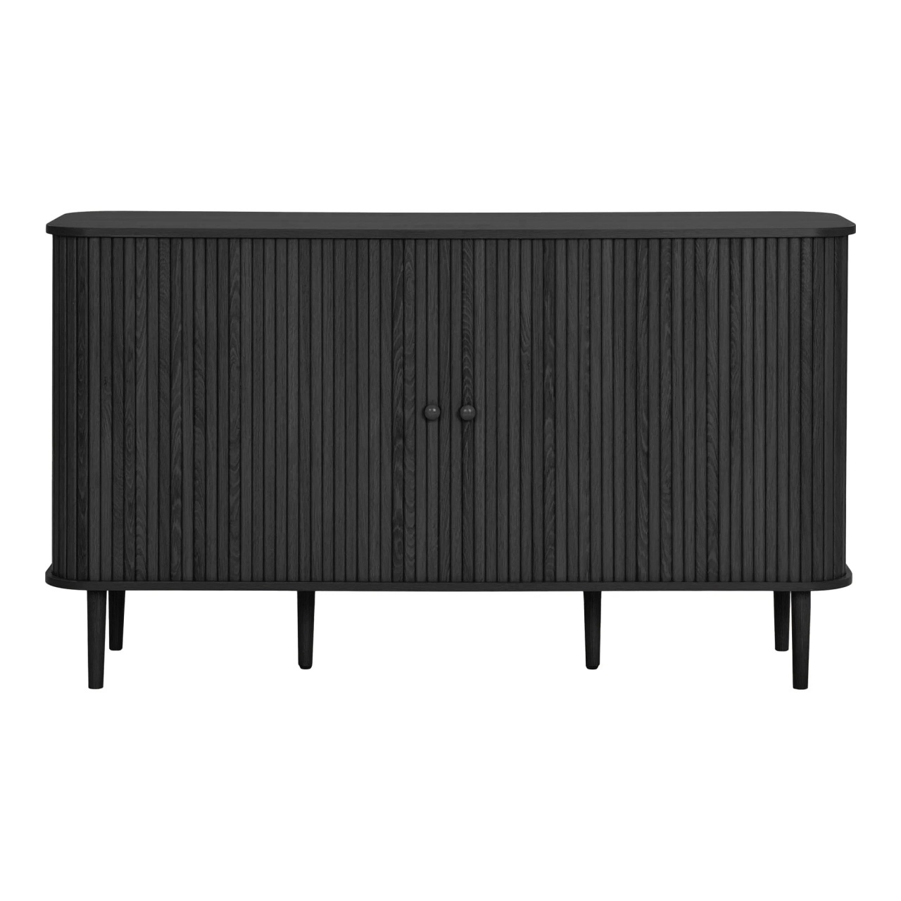 Comoda Nikko, Negru, 140x40x79 cm - Imagine 5