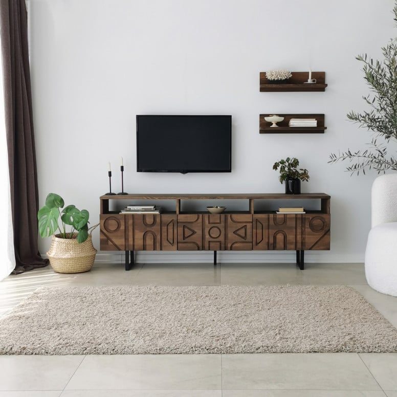 Comoda TV Aristo - Walnut - 6 | YEO