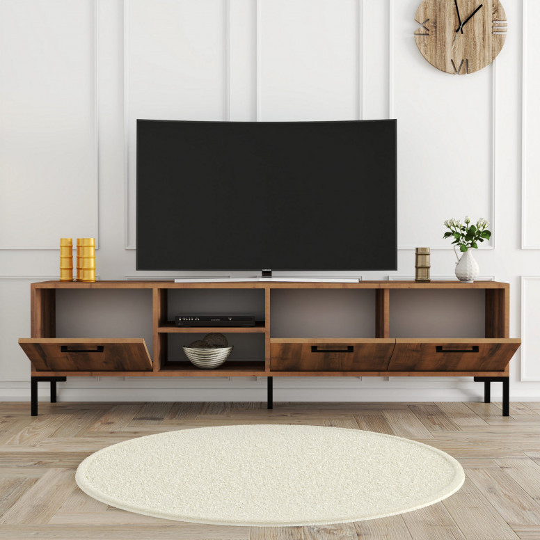 Comoda TV Aurora1592 Walnut - 2 | YEO