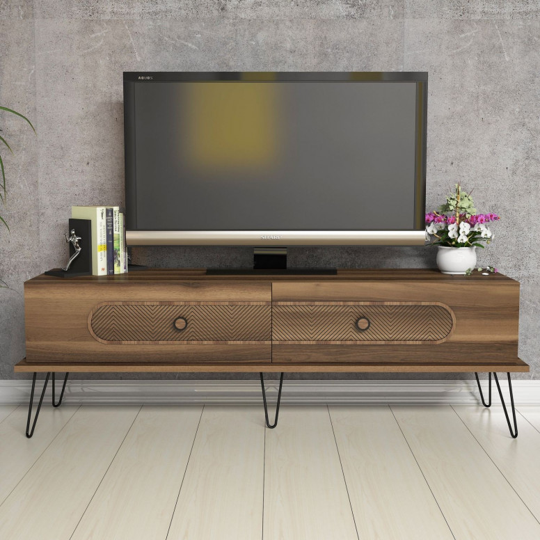 Comoda TV Ekol - Walnut - 2 | YEO