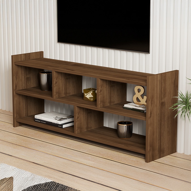 Comoda TV Kapri, Pako World, Nuc, 120x28x55 cm - 2 | YEO