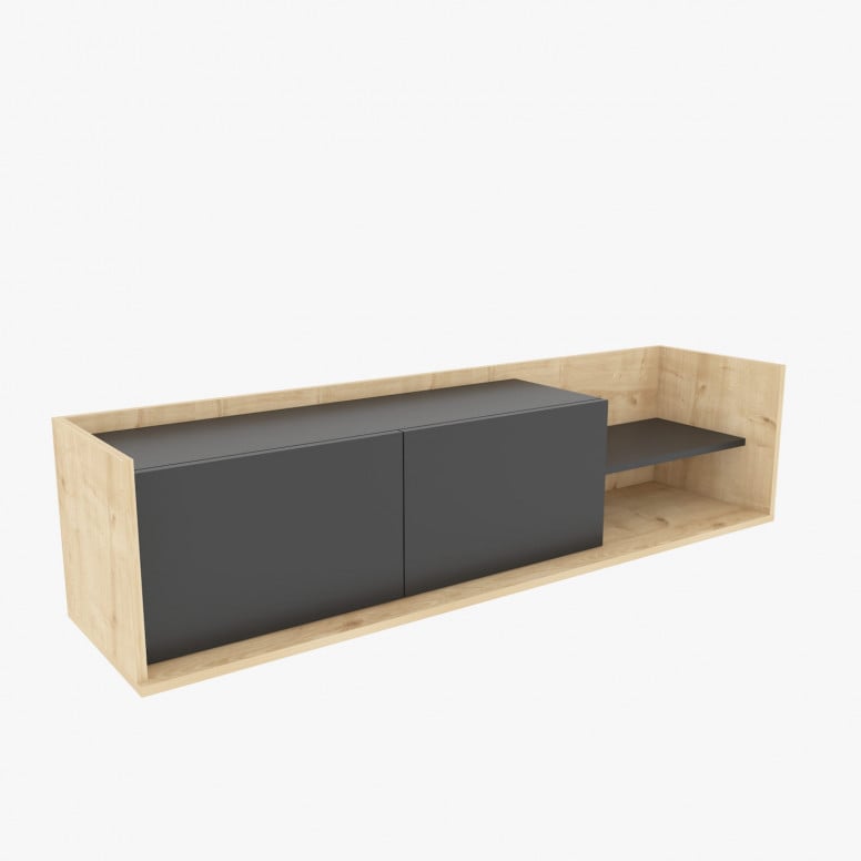 Comoda TV Krog - Oak, Antracit - 4 | YEO