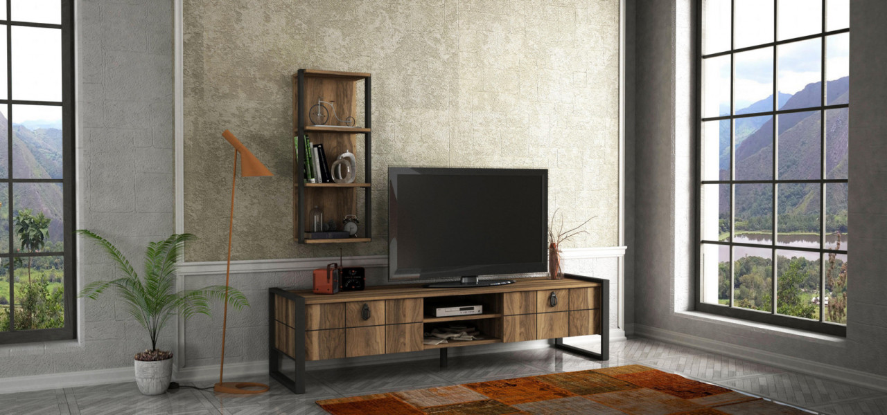 Comoda TV Lost - Walnut - 2 | YEO