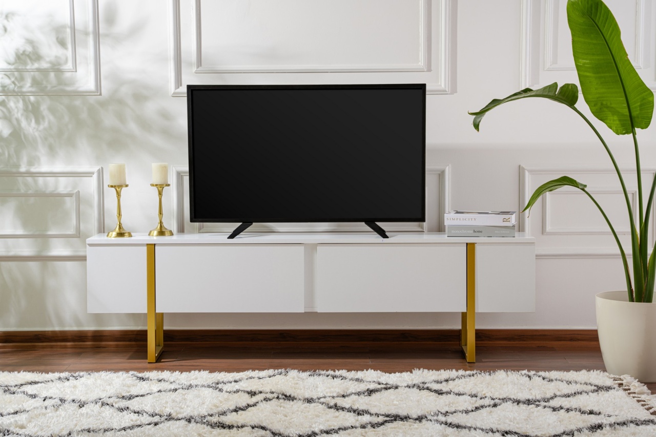 Comoda TV Serenity Alb - 1 | YEO