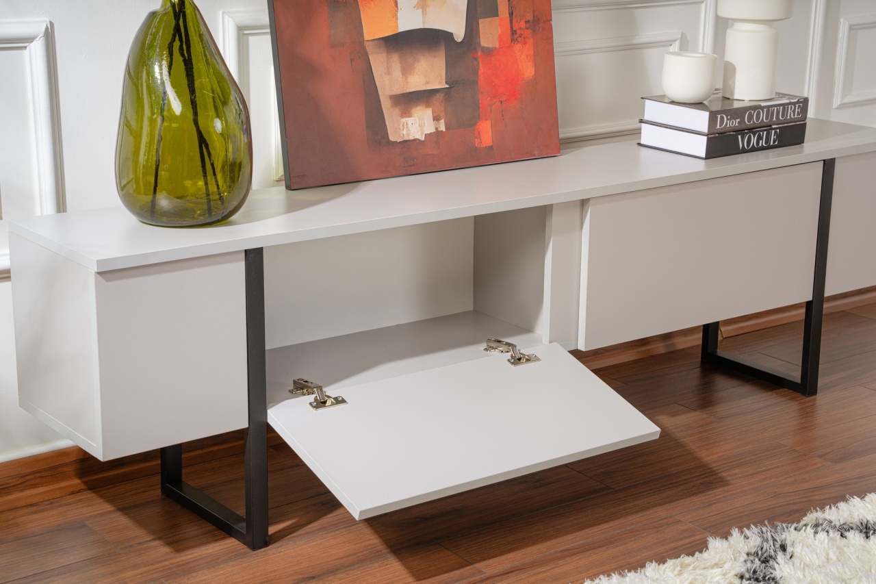 Comoda TV Serenity Gri - 4 | YEO