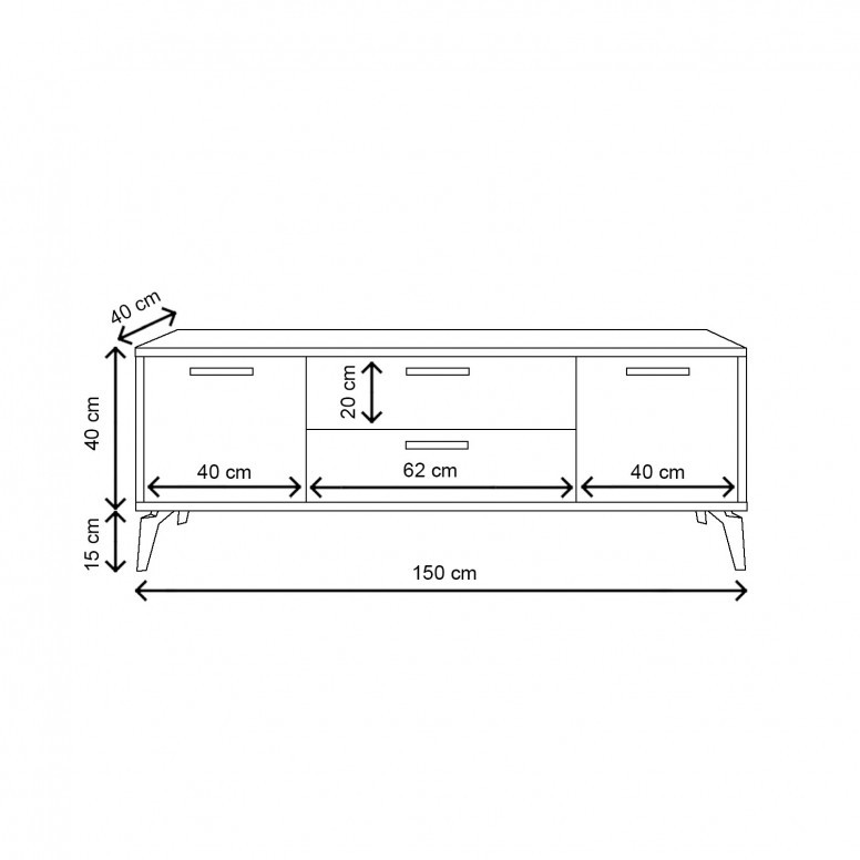 Comoda TV Sude - L3021 - 4 | YEO