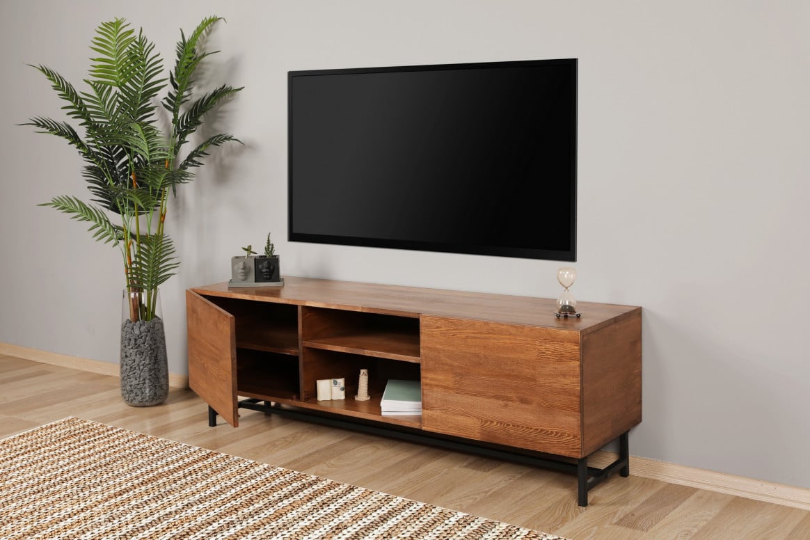 Comoda TV Wood Walnut - 5 | YEO