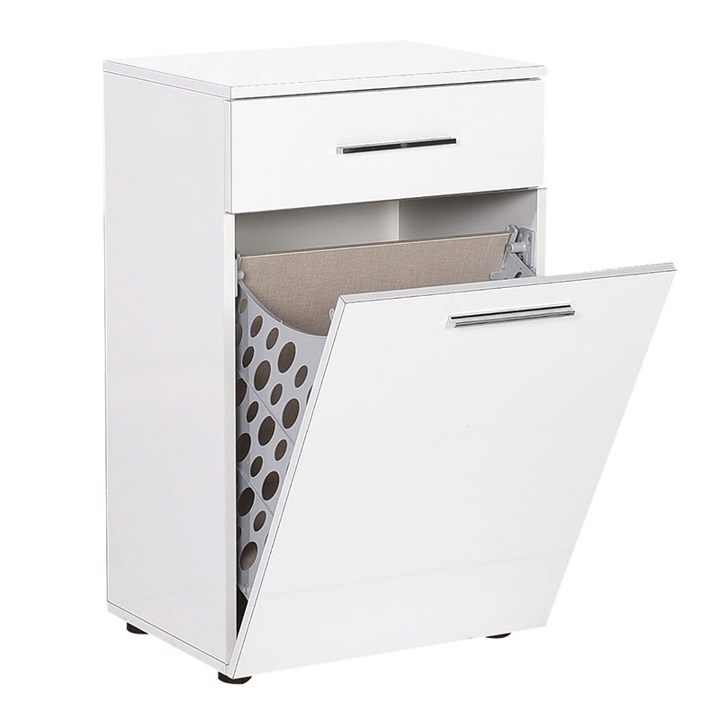 Cos de rufe tip dulap Chad, Pako World, Alb, 52x38x83 cm - 1 | YEO